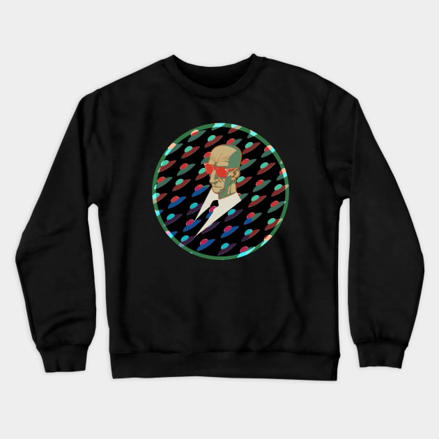 UFOs Crewneck Sweatshirt by groovybastard